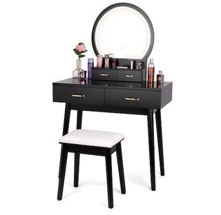 Amzdeal Vanity Table Set