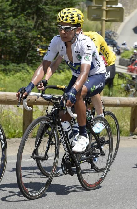 Best young rider Nairo Quintana (Movistar)