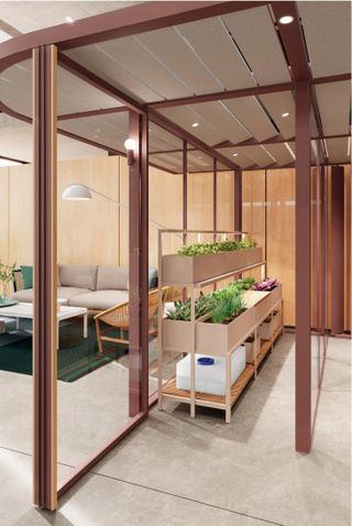 Modern design Indoor hydroponic garden