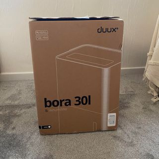 Duux Bora Smart Dehumidifier in box