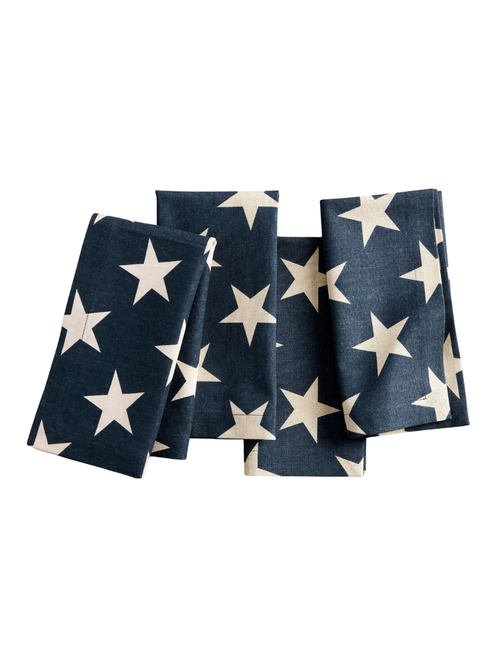 American Flag Cotton/linen Napkin - Set of 4