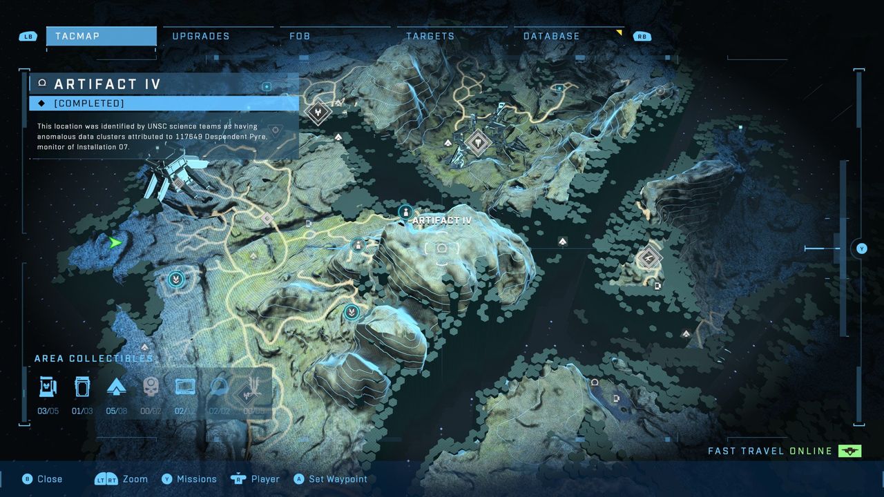 Artifact IV location