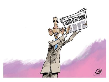 Obama cartoon midterm election defeat