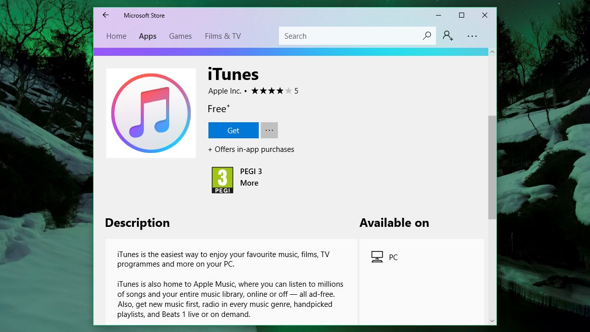 itunes download for windows 10 2017