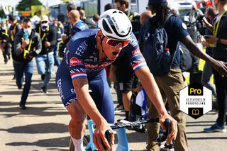 Mathieu van der Poel after winning stage 2 of the 2021 Tour de France