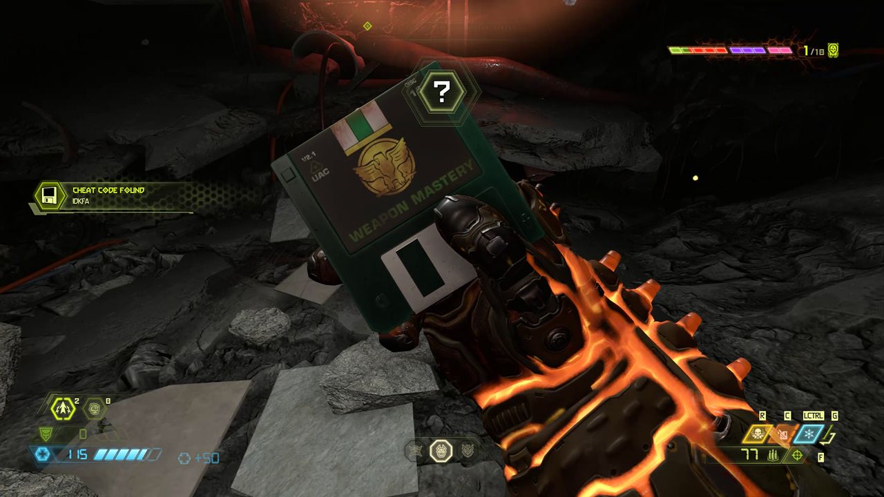 doom eternal cheat codes - IDKFA - arc complex