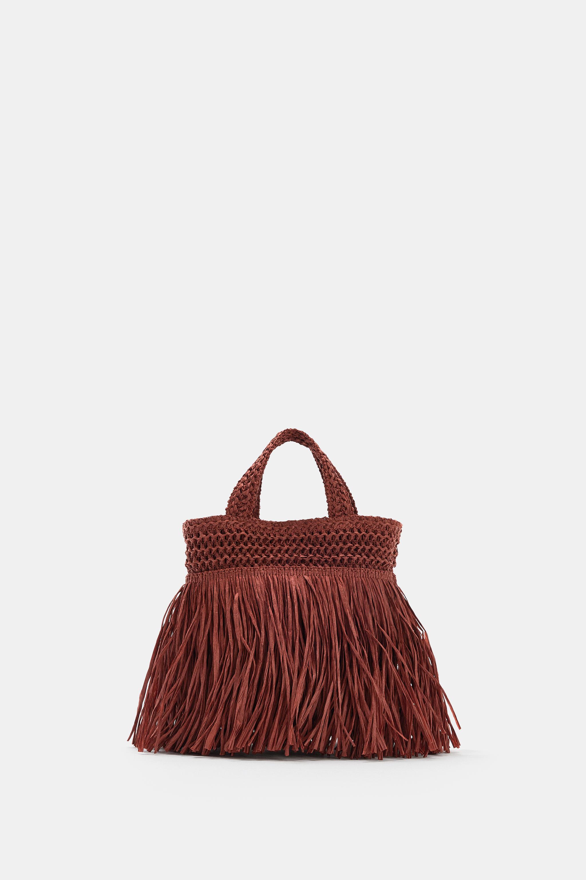 Mini Handbag With Fringing