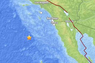 earthquake map