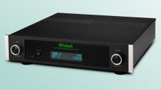 McIntosh CR106 pre-amp on a green background