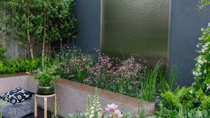 water garden wall ideas at The roots in Finland kyro garden at RHS Chelsea Flower Show 2019