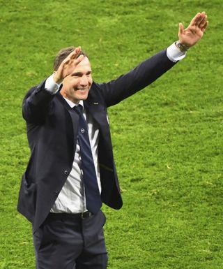 Andriy Shevchenko has guided Ukraine into the quarter-finals for the first time