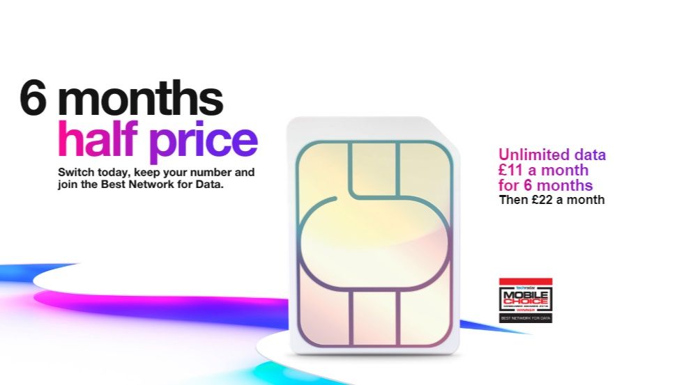 three sim only deals unlimited data