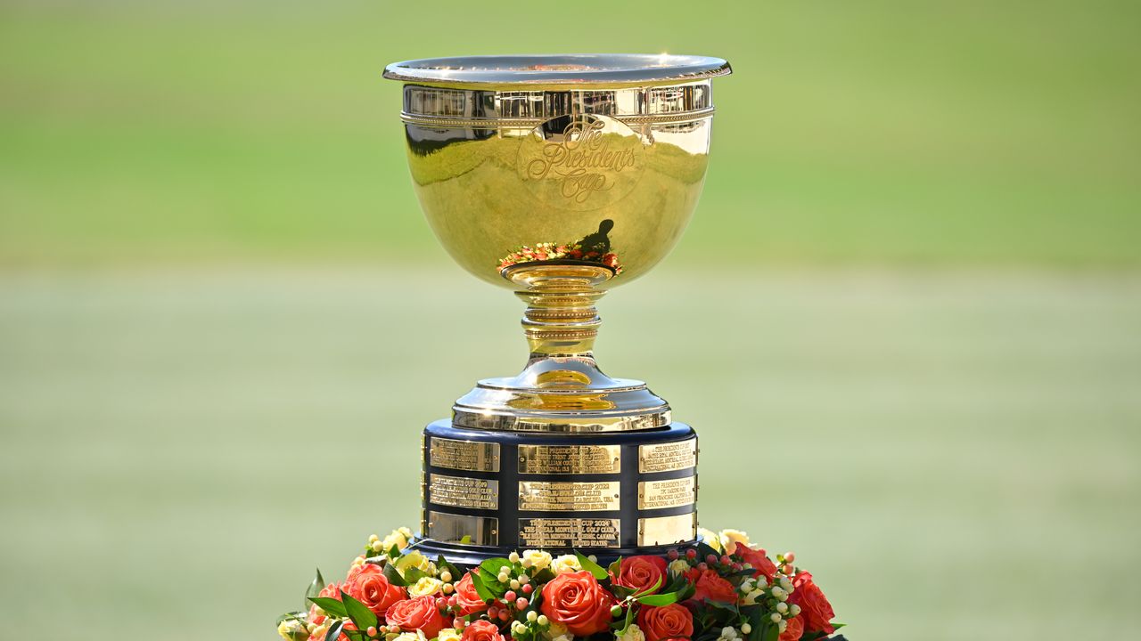 The Presidents Cup trophy