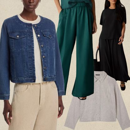 Collage Image of Eileen Fisher Spring Collection at Bloomingdale's