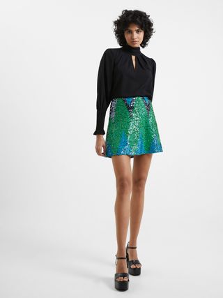 Emin Embellished Mini Skirt