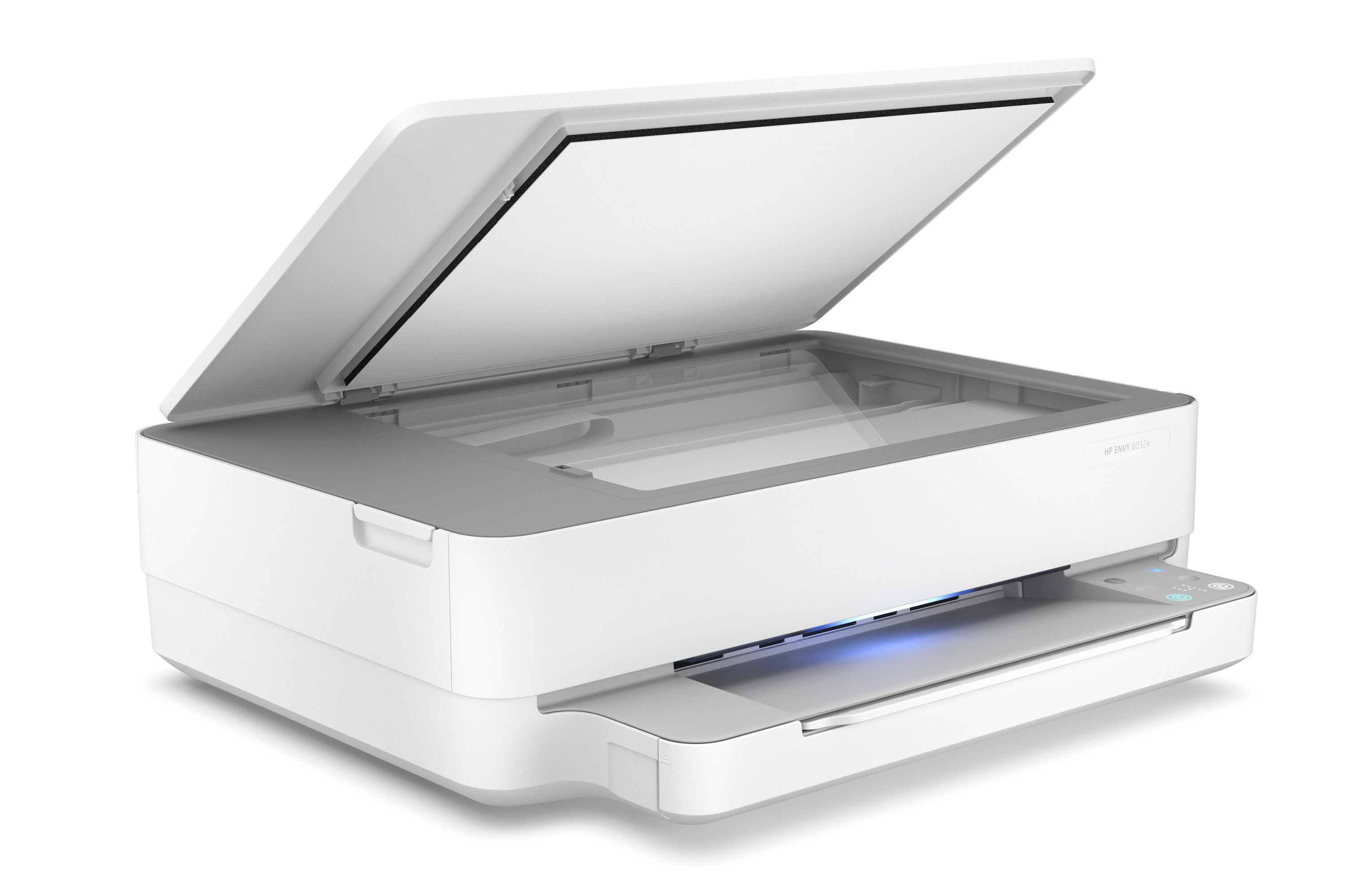 HP Envy 6032e printer on a white background