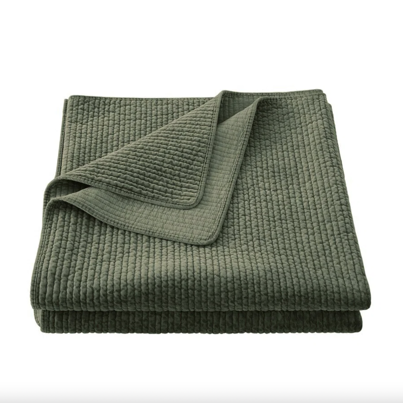 Allmodern Stonewashed Velvet Cotton Velvet Modern Rustic Quilt & Reviews | Wayfair