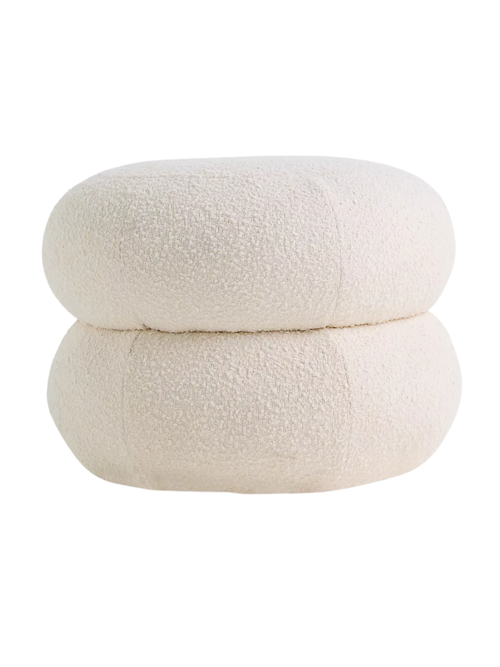 Muntz Boucle Ottoman