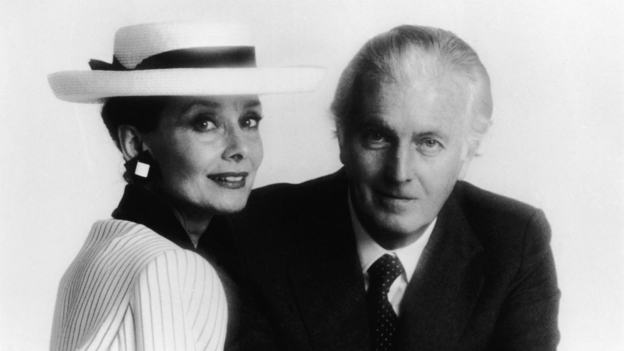 Hubert de Givenchy and Audrey Hepburn