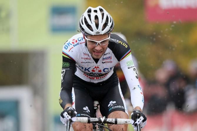 Niels Albert (BKCP-Powerplus) on the attack at GP Hasselt