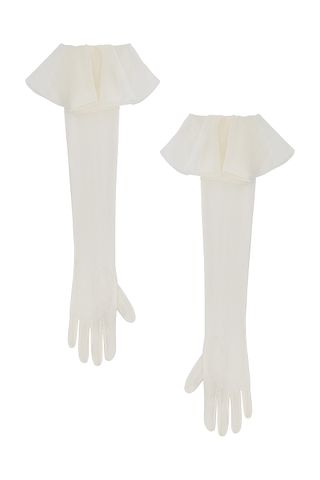 Ruby Ruffle Gloves