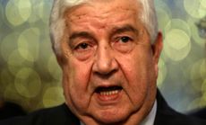 Syrian Foreign Minister Walid al-Moallem