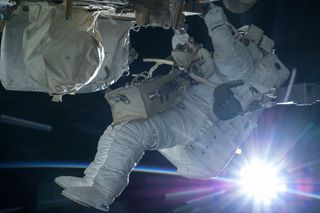 Terry Virts Spacewalk