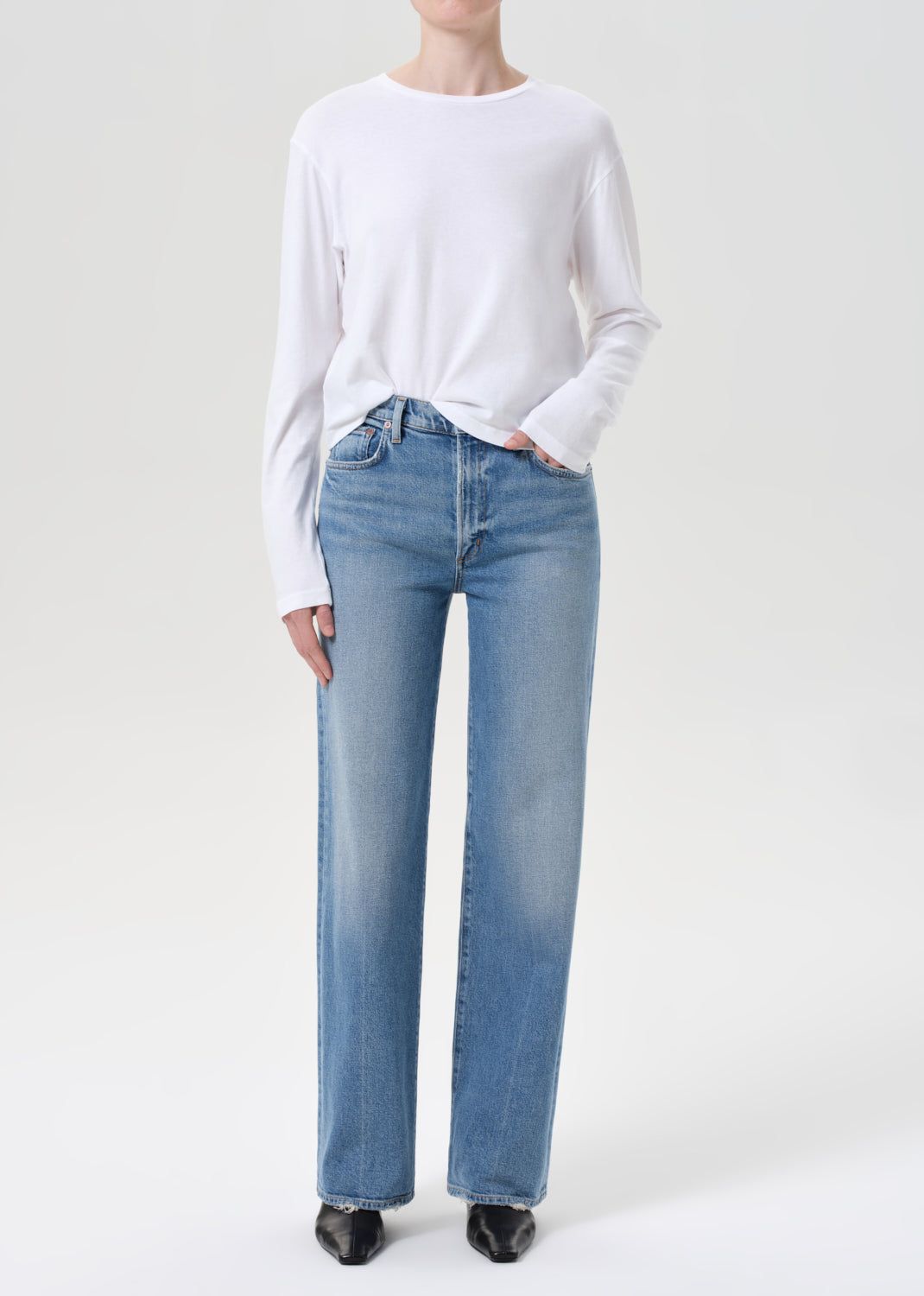 Harper Straight Jean (stretch) in Forum - 23 / Forum