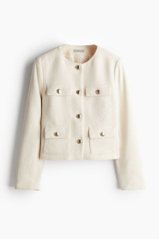 Textured-Weave Jacket