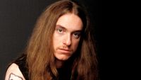 A portrait of the late Metallica bassist Cliff Burton