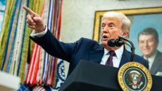 President Donald Trump in the Oval Office