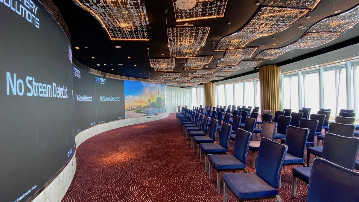 Visionary Solutions PacketAV Matrix Series in the J Hotel, Shanghai Tower