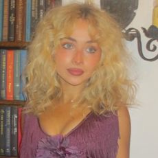Sabrina Carpenter's purple dress tapped into the fringe trend on her 27th birthday
