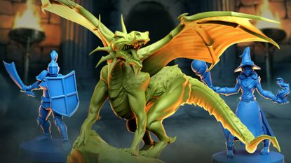 RuneScape Kingdoms: Shadow of Elvarg miniatures