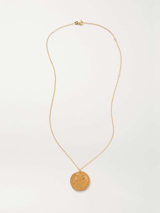 Il Leone Medallion Gold-Plated Necklace