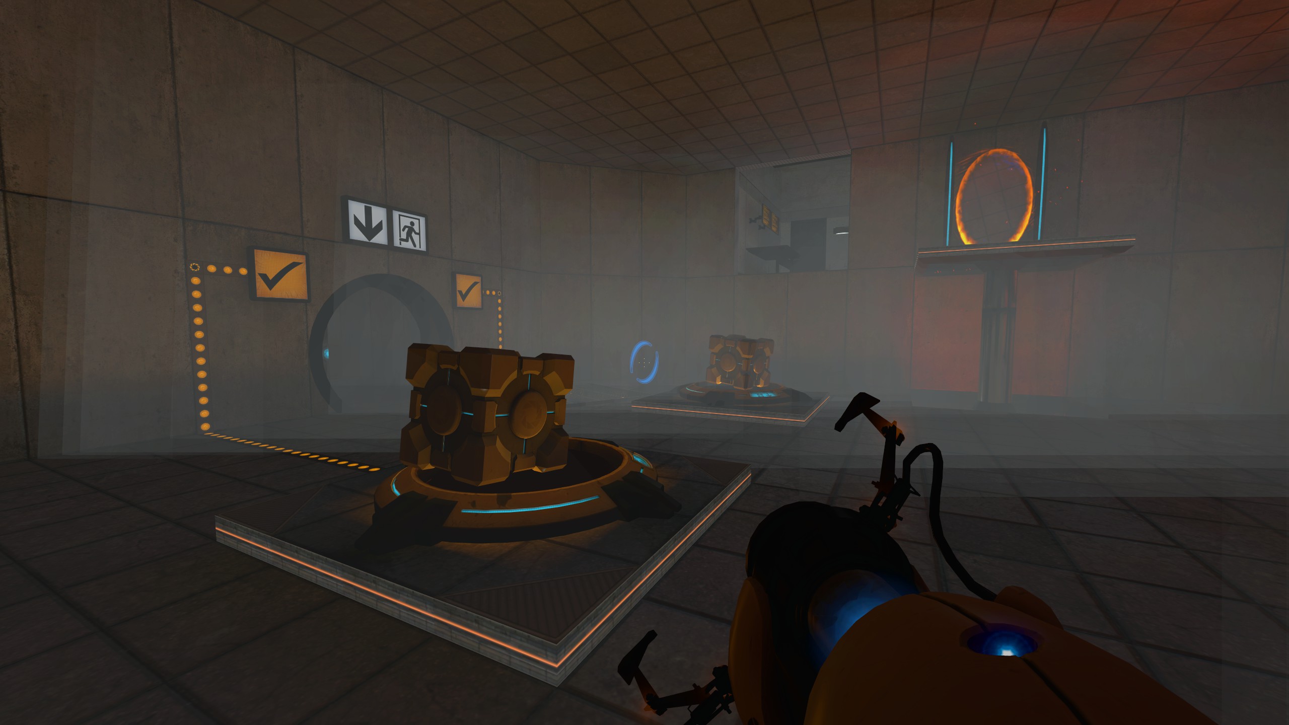  This mod turns the original Portal into a psychological horror 