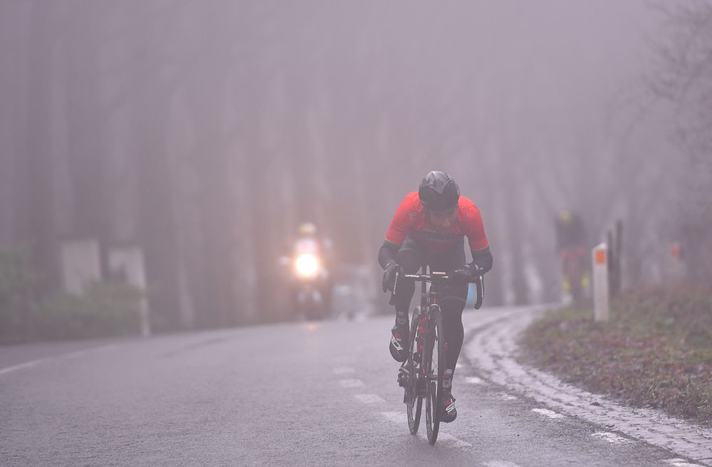 Niccolo Bonifazio of Italy and Team Bahrain Merida at 2018 Dwars door Vlaanderen