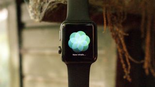 The latest Apple Watch has an app called Breathe, which prompts you every few hours to lean back and take a few breaths.