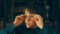 Dominic McLaughlin as Harry in Harry Potter series.