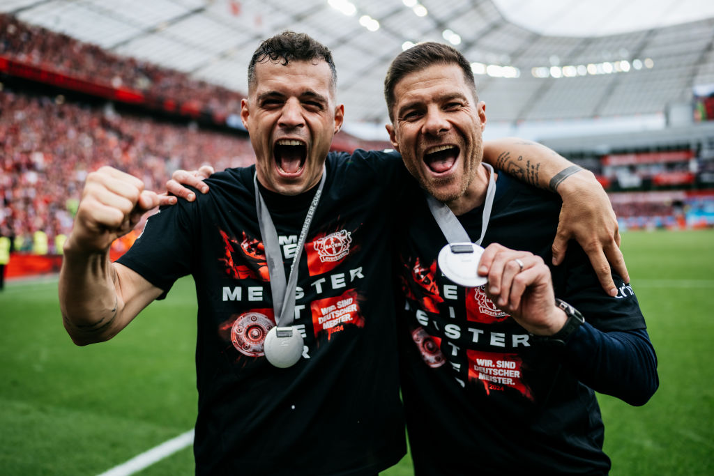 Granit Xhaka and Xabi Alonso enjoyed great success at Bayer Leverkusen