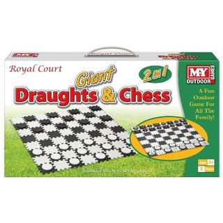 Giant Draughts & Chess 2-In-1 Game