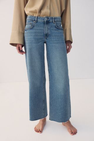 H&M Wide High Ankle Jeans