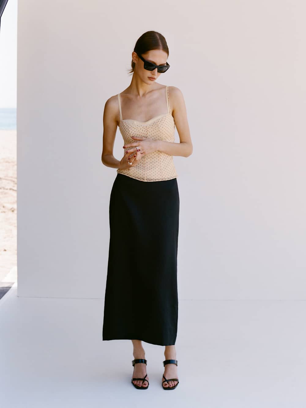 Lydia Linen Skirt