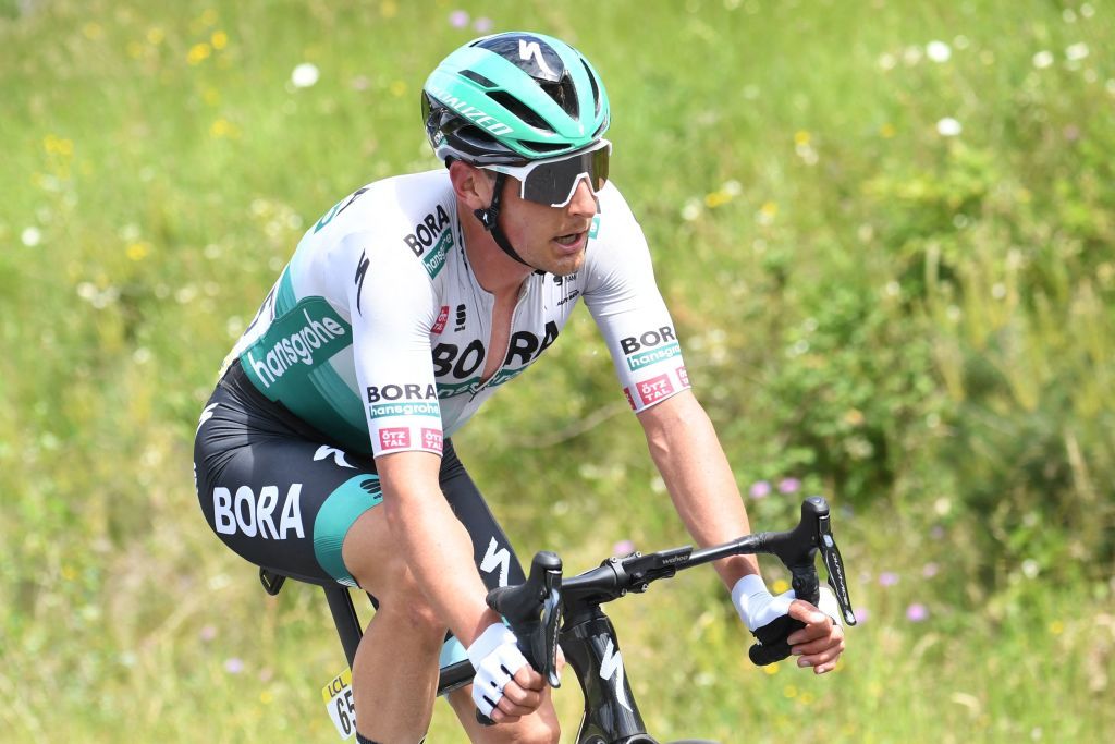 Lukas Postlberger (bora-Hansgrohe) won stage 2 at the Criterium du Dauphine