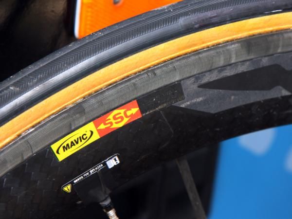 Mavic's Exalith sidewalls are said to provide better braking performance, especially in wet conditions.
