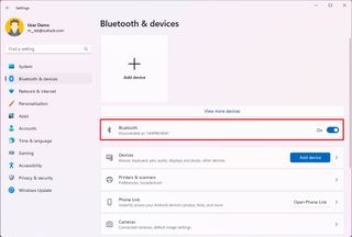 Windows 11 enable Bluetooth