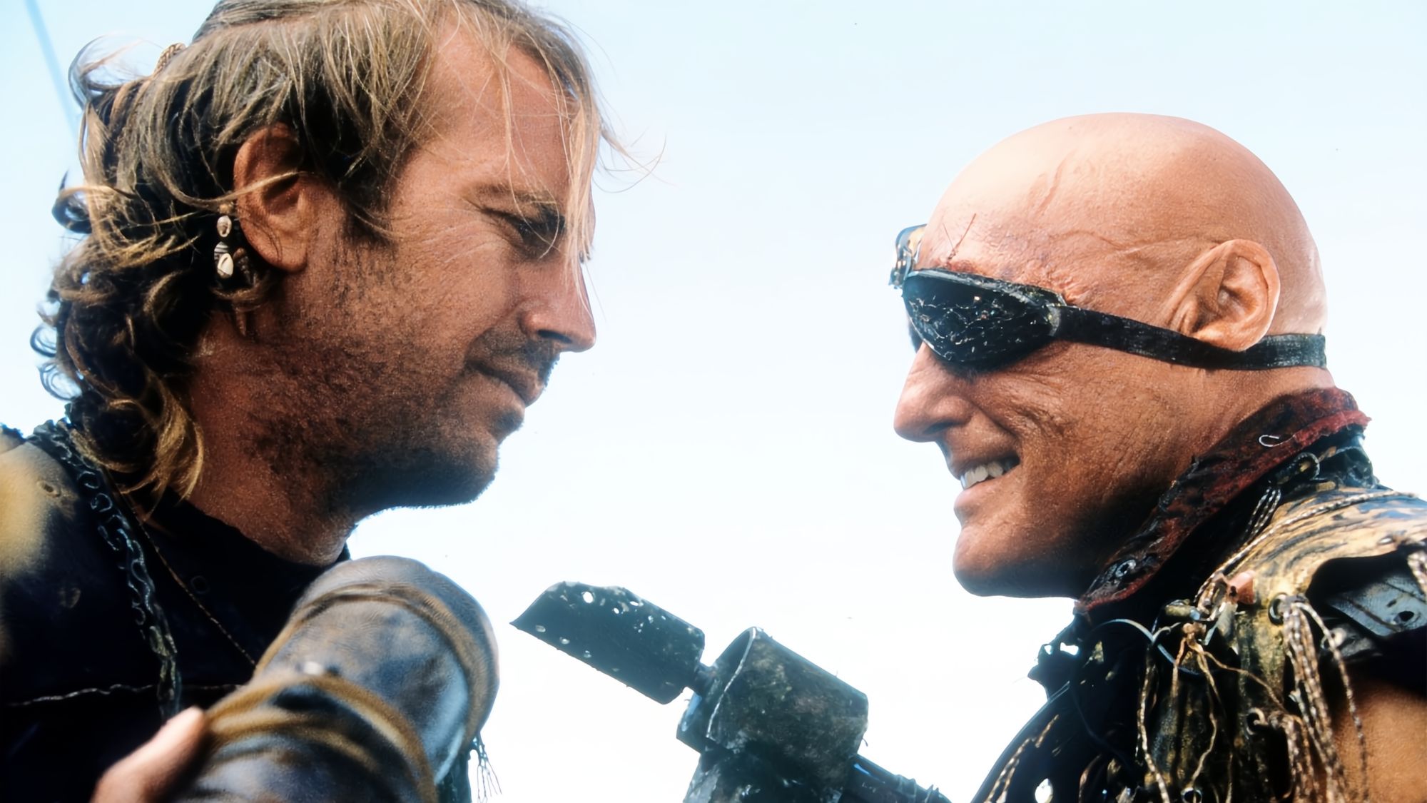 Kevin Costner and Dennis Hopper in Waterworld
