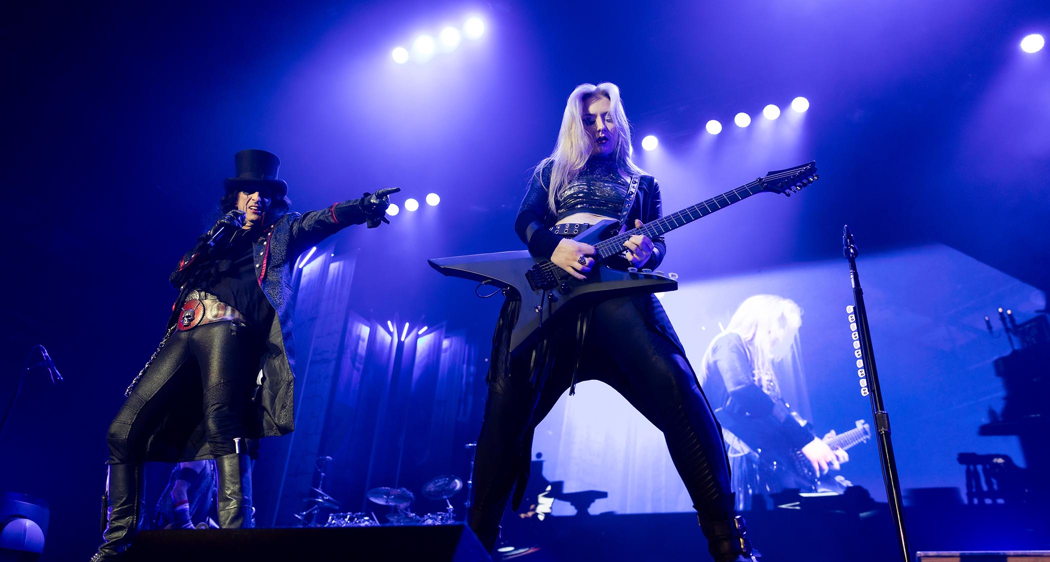 Alice Cooper and Anna Cara
