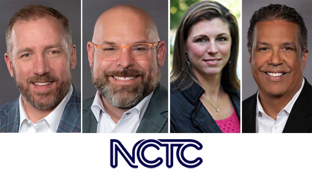 NCTC SVPs (from l.) Steve Beardslee, Rob Smith, Shelly Thompson and Stewart Myers
