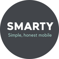 Smarty SIM only | 50GB data | Unlimited mins &amp; texts | £15 per month | 30-day roll-over plan | Available now at Smarty